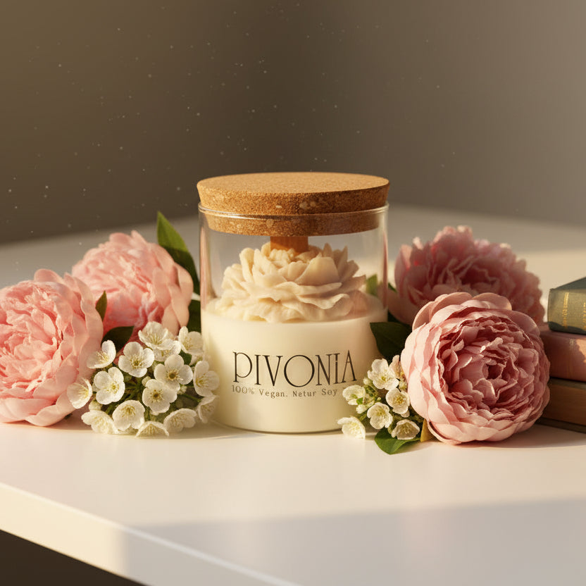 Pivonia Glass Candles