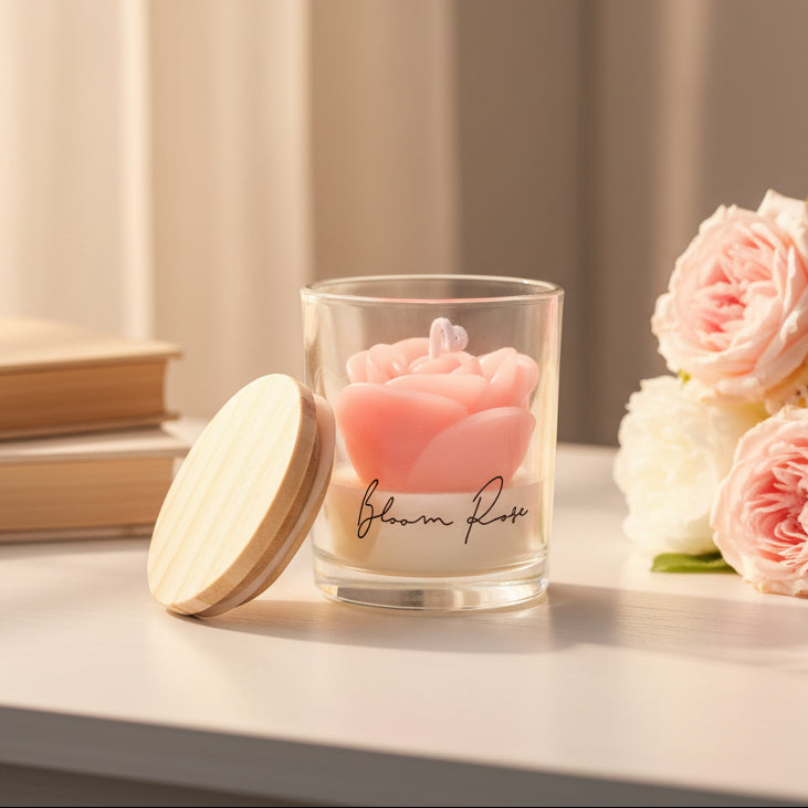 Bloom Rose Candle