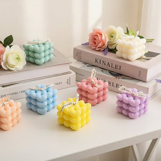 Heart Candle Cubes