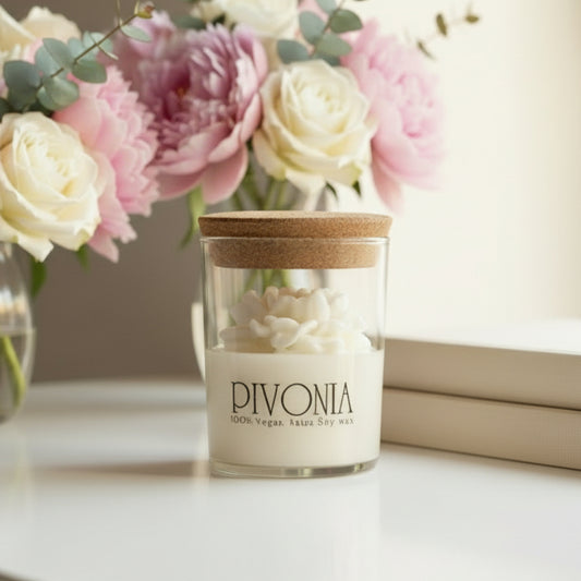 Pivonia Glass Candles